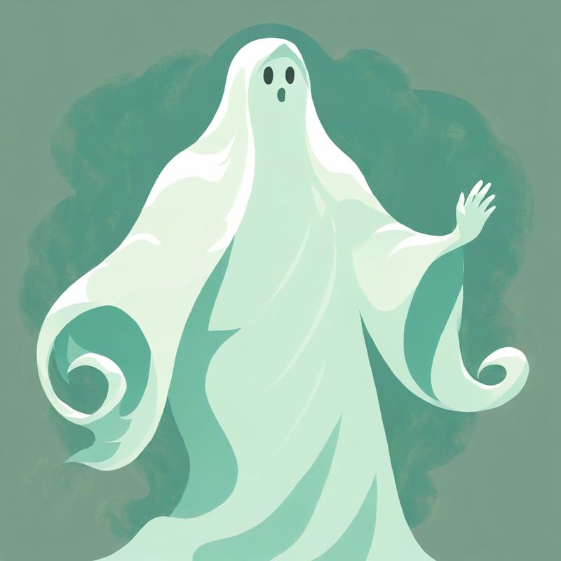 A ghostly spirit haunts the night