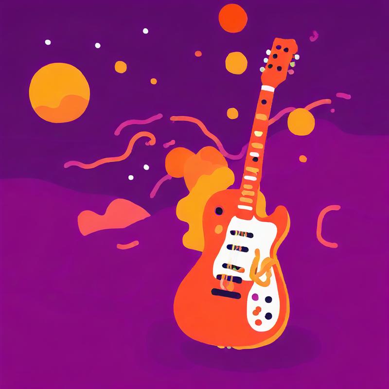 Vibrant guitar rocks the cosmic stage