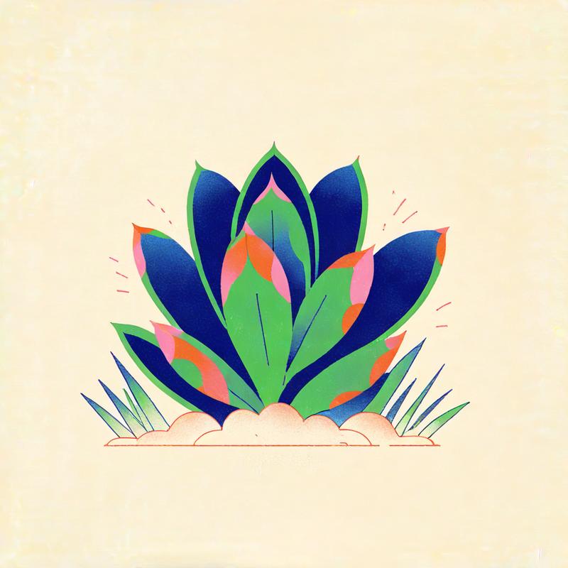 Vibrant lotus flower blossoms with radiant energy